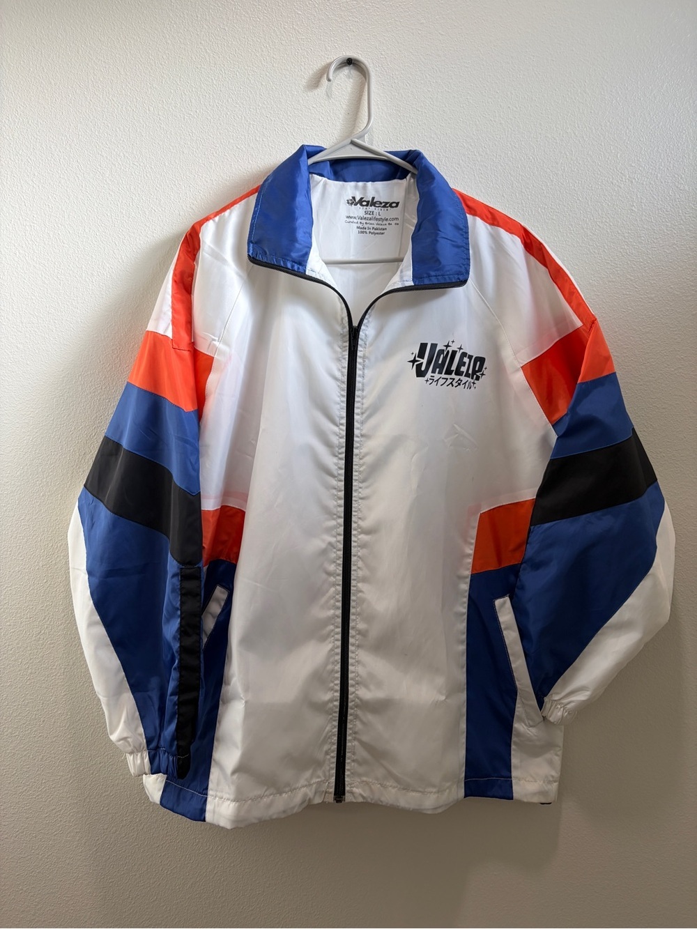 Rare Valeza Anime Colorblock Windbreaker Jacket